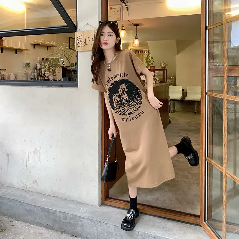 Women's Grey Graphic Long Sleeve Skirt Set — feature 10