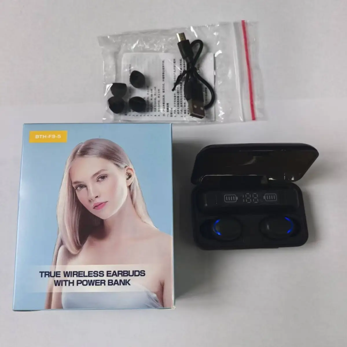 Touch Control Bluetooth Earphones with Battery Display - Image 14