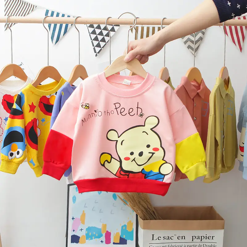 Sweater Base Shirt Spring Wear Boys' Crewneck Top 2023 - Image 3