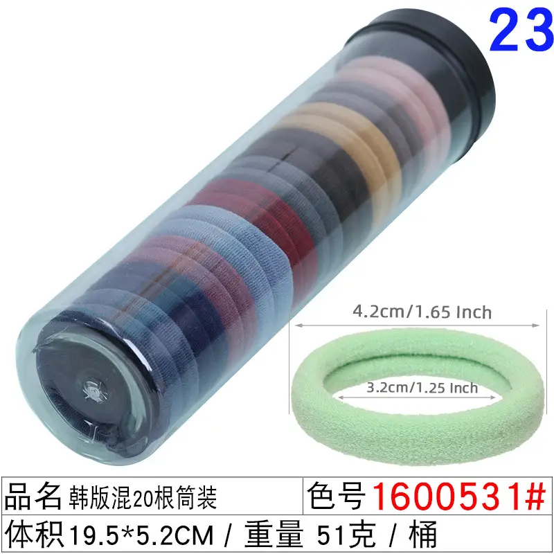 20 Pcs Colorful Hair Rope Bands for Hair Styling - Image 4