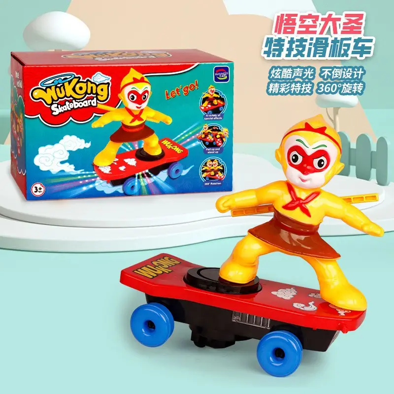 Douyin Spider-Man Toy Stunt Scooter 360 Tumbling Children's Educational Toy Dropshipping