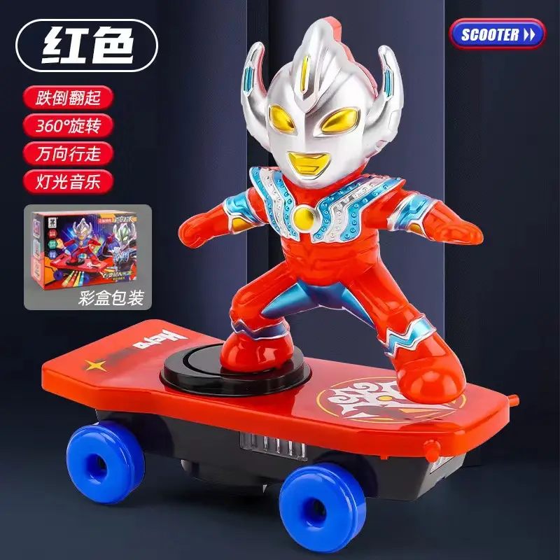 Douyin Spider-Man Toy Stunt Scooter 360 Tumbling Children's Educational Toy Dropshipping