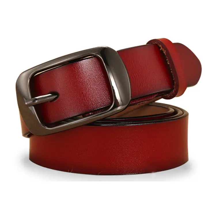 Women's Genuine Leather Belt with Pin Buckle, One-Piece Drop Shipping - Image 15