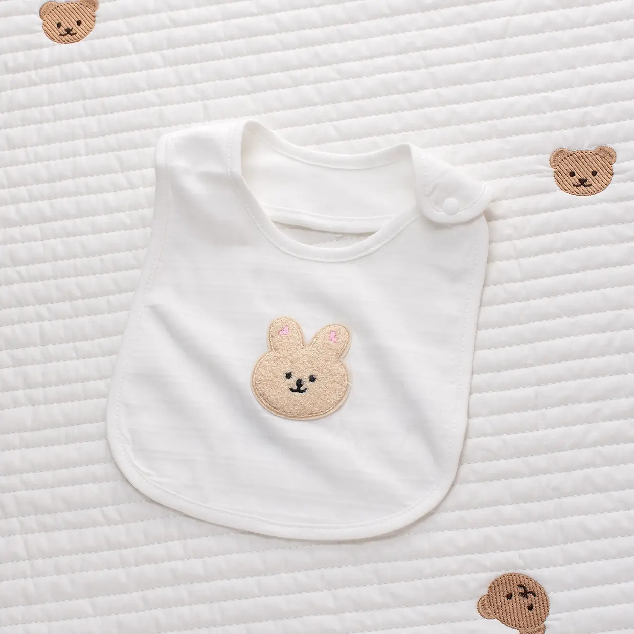 Newborn Pure Cotton Triangle Romper with Heart Neck - Image 11