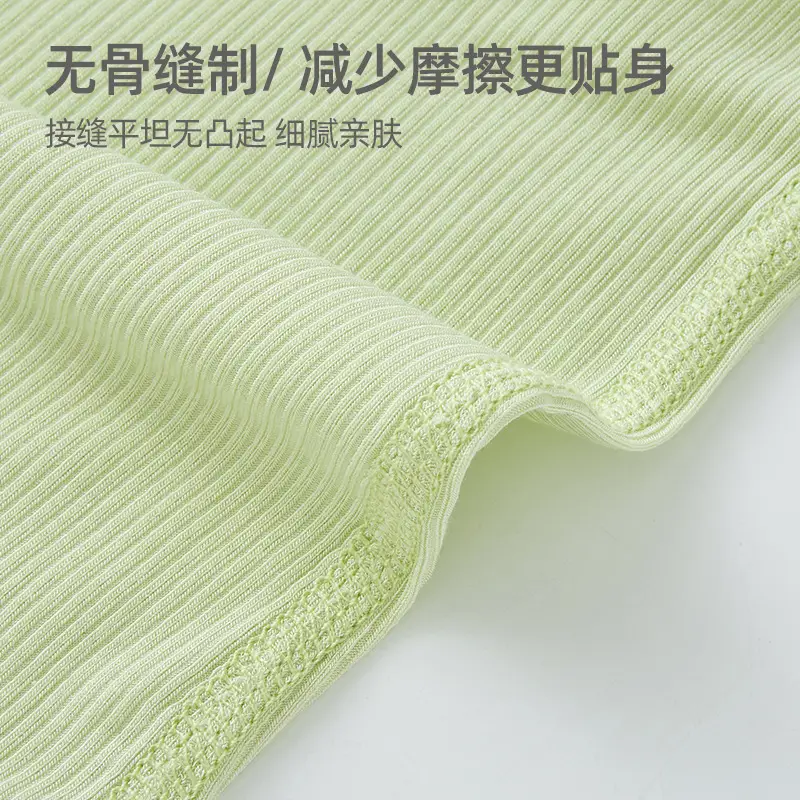Baby's Green Striped Summer Jumpsuit Modal Fabric - Image 9