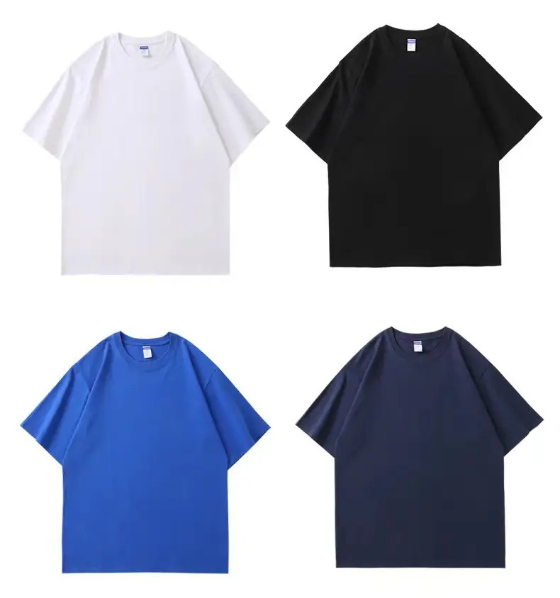 Men Grey Cotton Crewneck T-Shirt Large 260g — feature 17