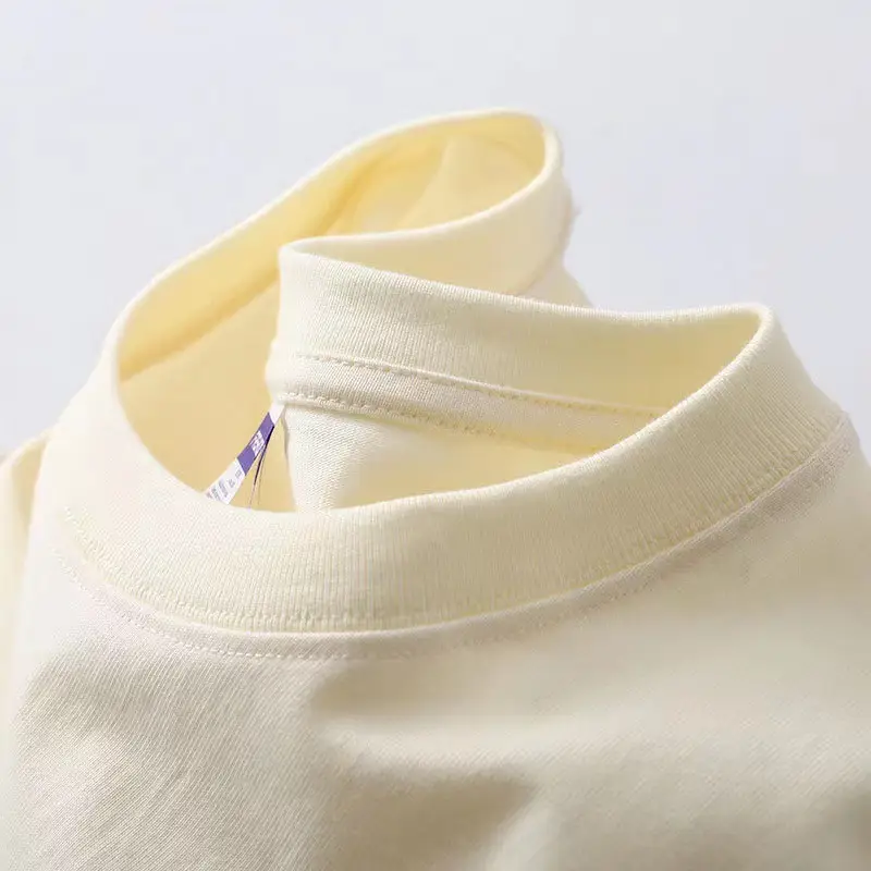 Men Grey Cotton Crewneck T-Shirt Large 260g — feature 9