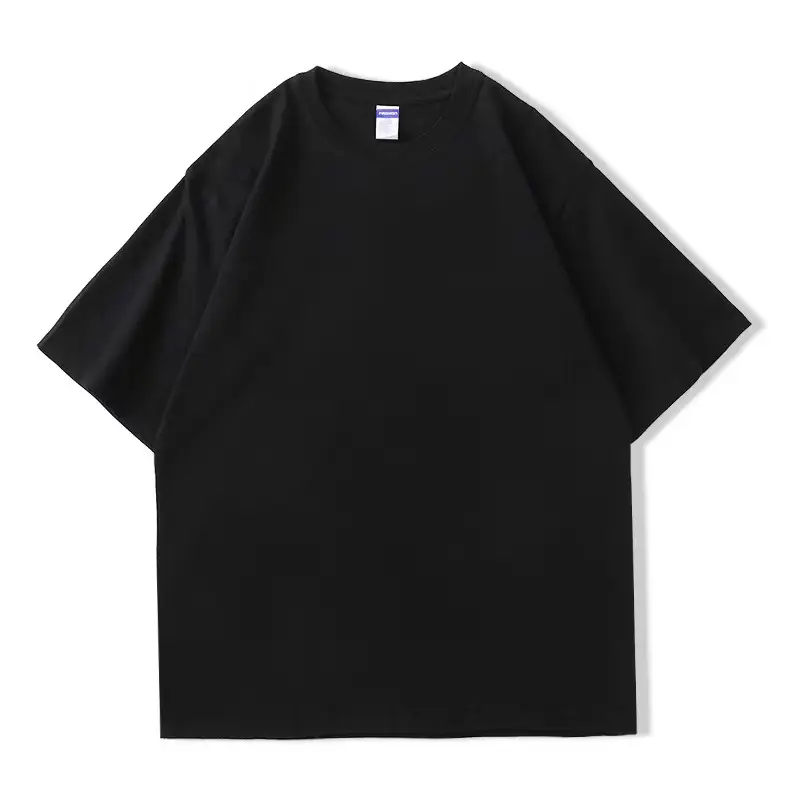 Men Grey Cotton Crewneck T-Shirt Large 260g