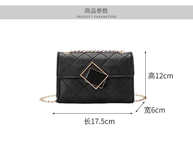 Pink Quilted Chain Shoulder Bag for Women — feature 2