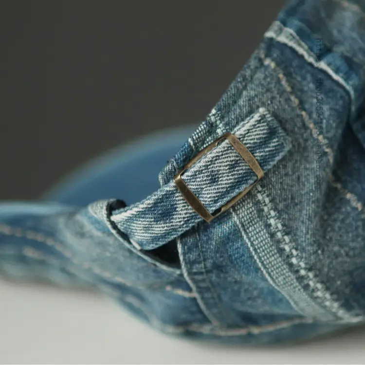 Denim Retro Progressive Cap for Men Spring Summer - Image 8