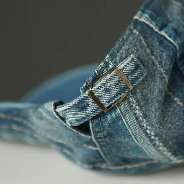 Denim Retro Progressive Cap for Men Spring Summer — feature 4