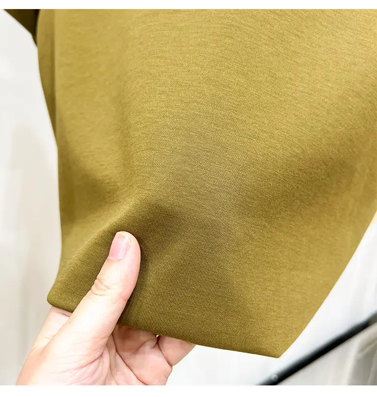 Women's New Style Shoulder Short Sleeve T-Shirt Beige — feature 16