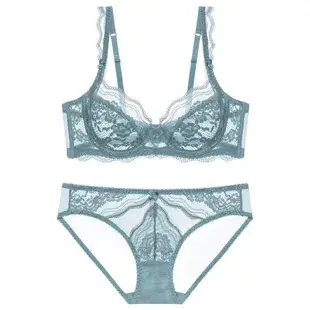 French Lace Underwear Set Black Big Chest Small — feature 15