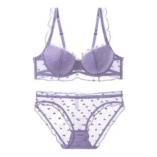 French Lace Underwear Set Black Big Chest Small — feature 5
