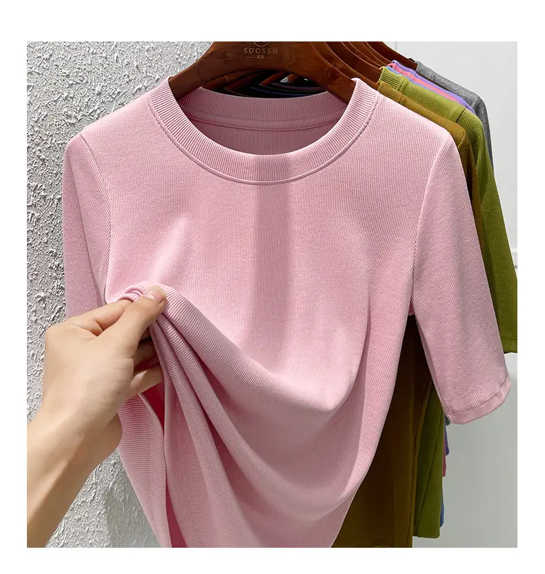 Women Olive Green Mid Sleeve T-Shirt 2025 — feature 20