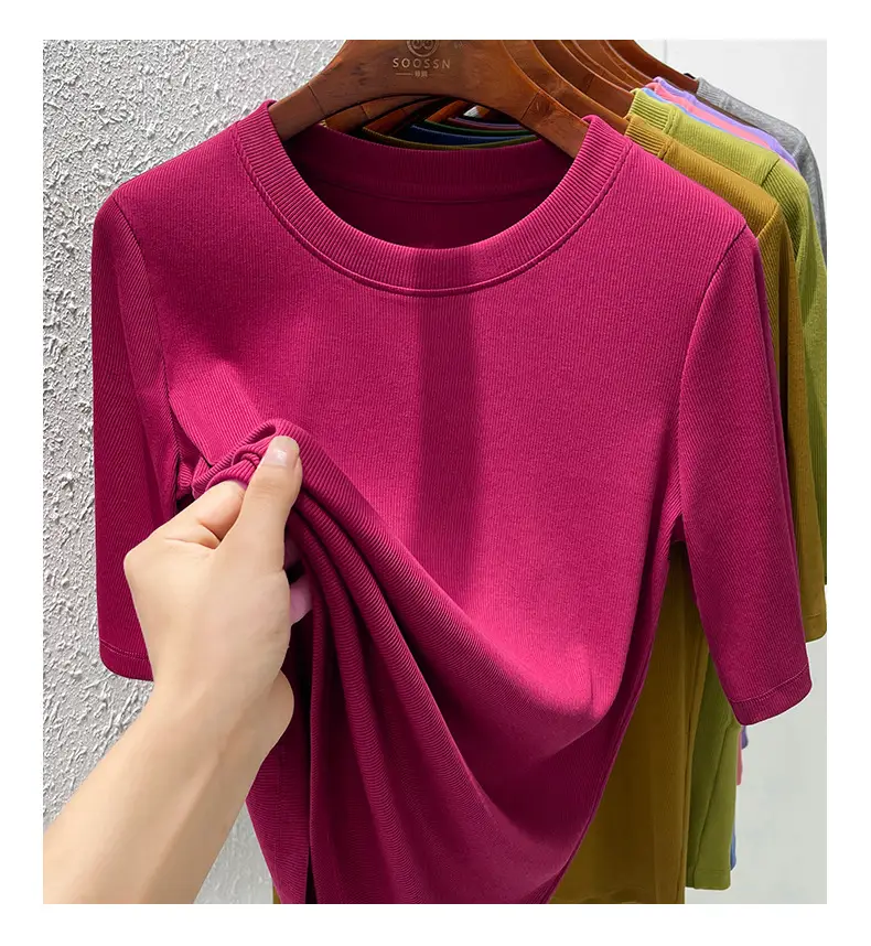Women Olive Green Mid Sleeve T-Shirt 2025 — feature 22