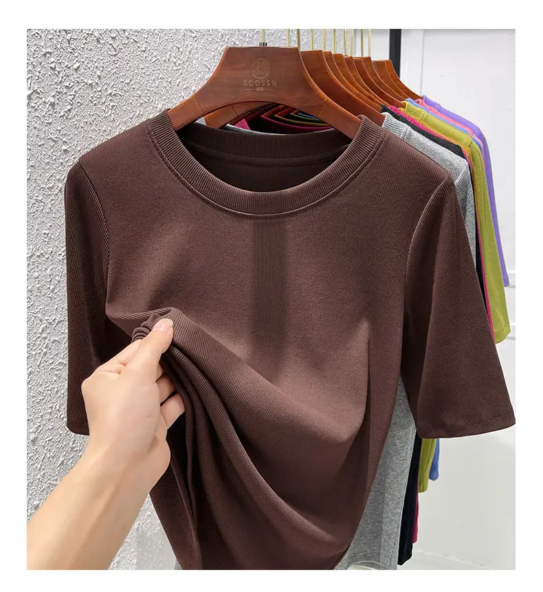 Women Olive Green Mid Sleeve T-Shirt 2025 — feature 23