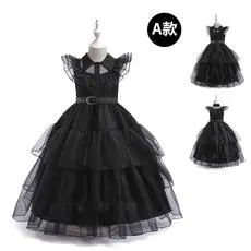 Blue Sequined Frozen Elsa Princess Dress for Girls — feature 1