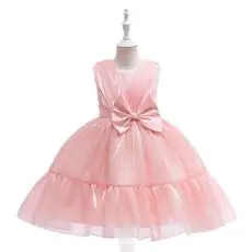 Princess Lace Fluffy Dress for Girls Purple Floral — feature 8
