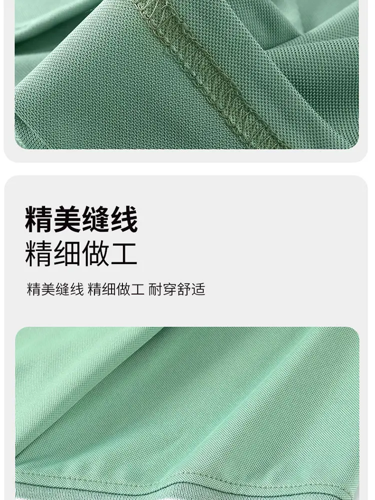 Loka Cotton Polo Shirt Green Logo Embroidered — feature 18