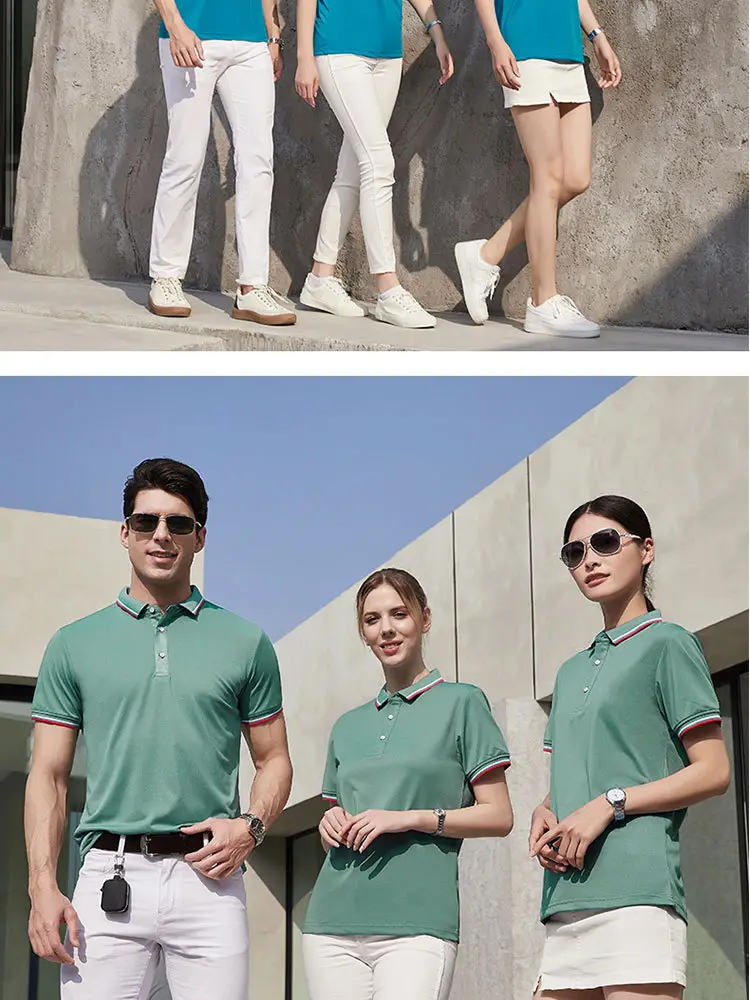 Loka Cotton Polo Shirt Green Logo Embroidered — feature 24