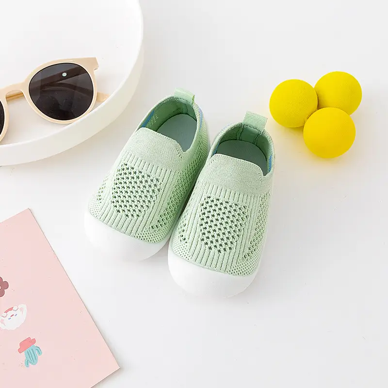 Baby Mesh Slip-On Shoes Cream Non-Slip