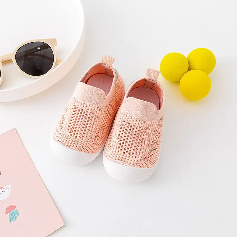Baby Mesh Slip-On Shoes Cream Non-Slip