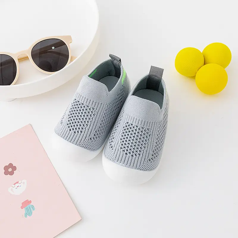 Baby Mesh Slip-On Shoes Cream Non-Slip