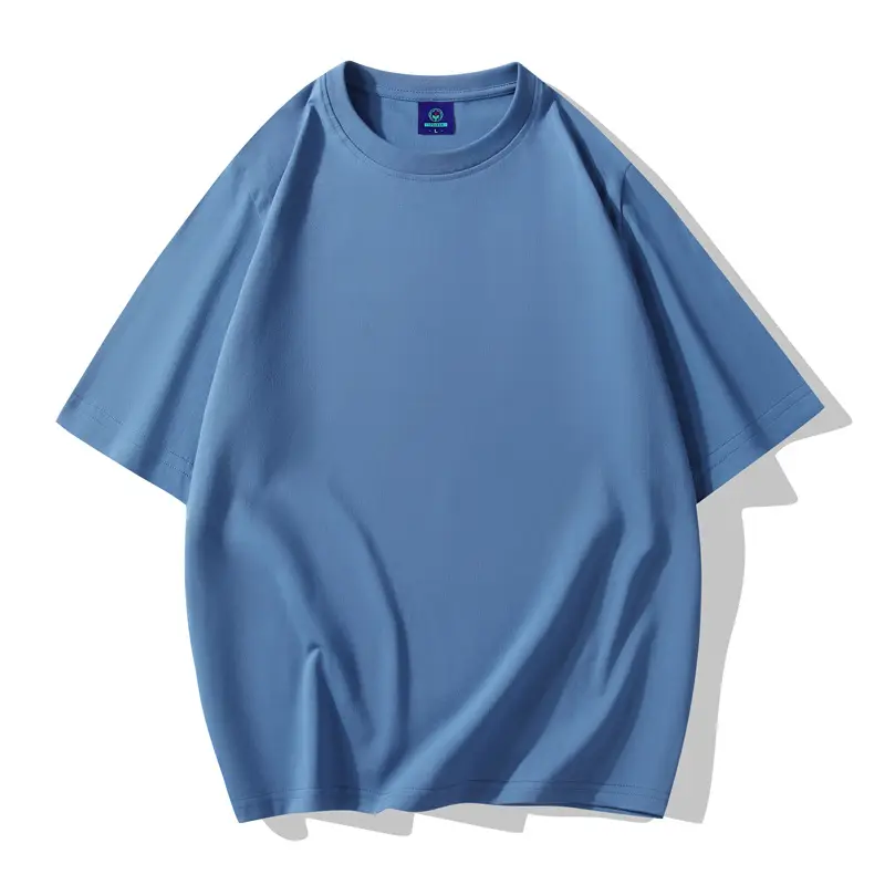 Pure Cotton Grey T-Shirt 220g Summer - Image 12