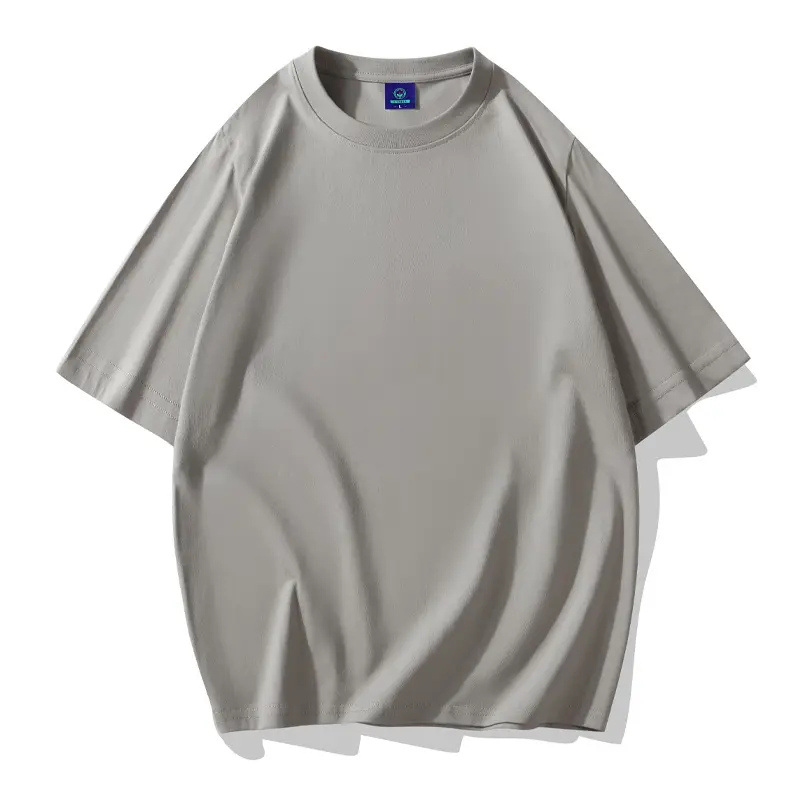 Pure Cotton Grey T-Shirt 220g Summer - Image 6