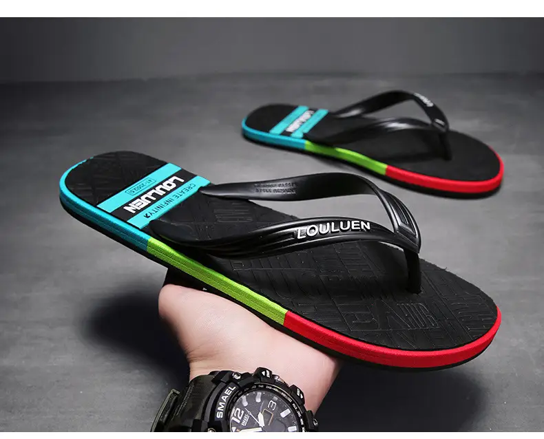 Men's Colorful Non-Slip Flip Flops Summer — feature 3