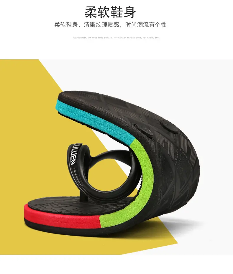 Men's Colorful Non-Slip Flip Flops Summer — feature 5