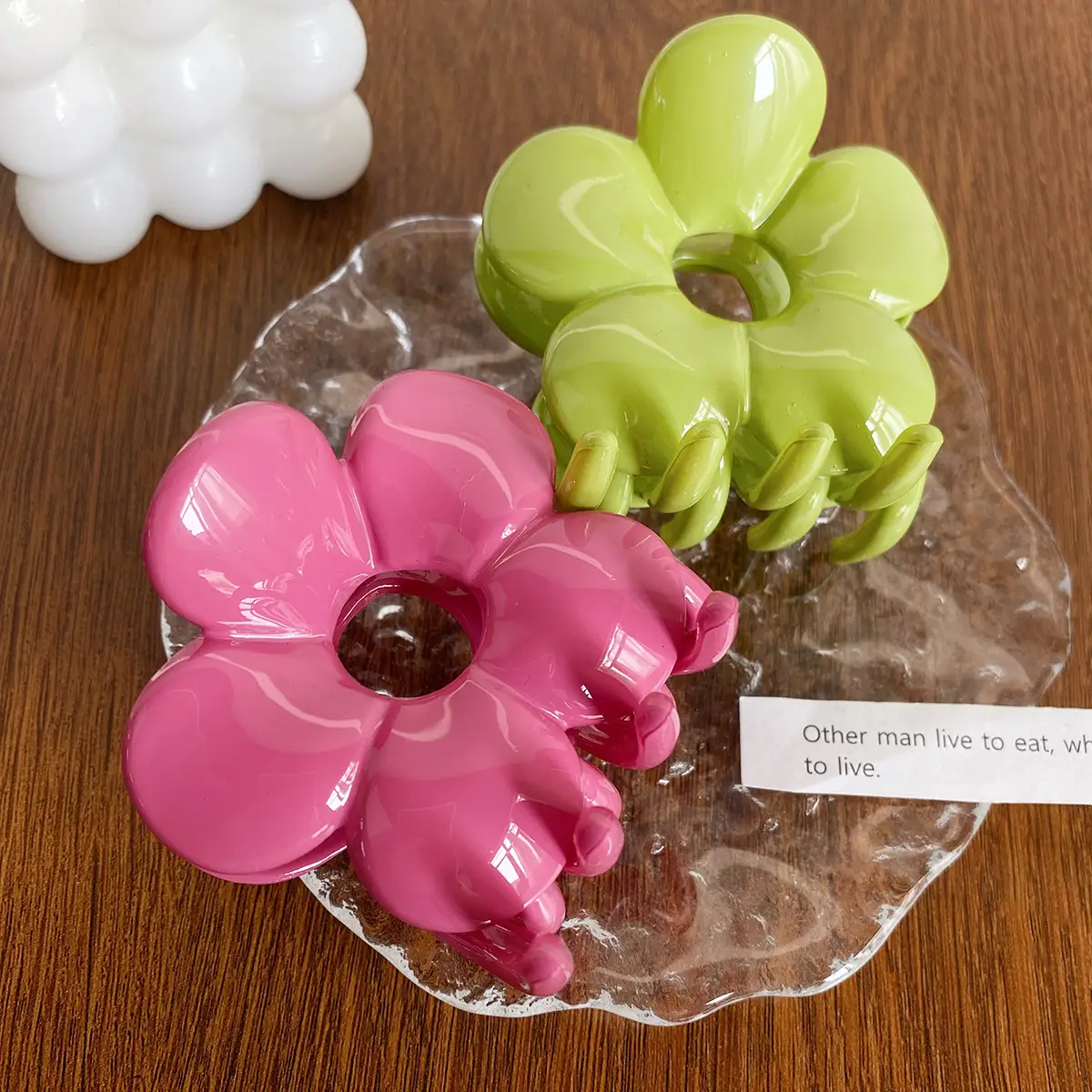 Purple Flower Hairpin Clip for Women - Image 4