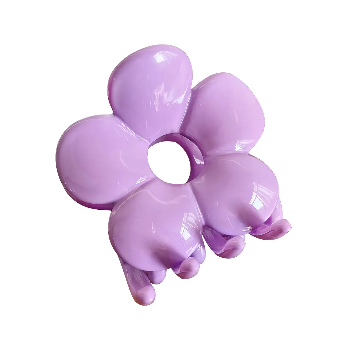 Purple Flower Hairpin Clip for Women - Image 6