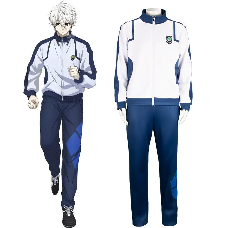 Bluelock Purple Prison Jersey Suit for Cosplay Sportswear - Image 14
