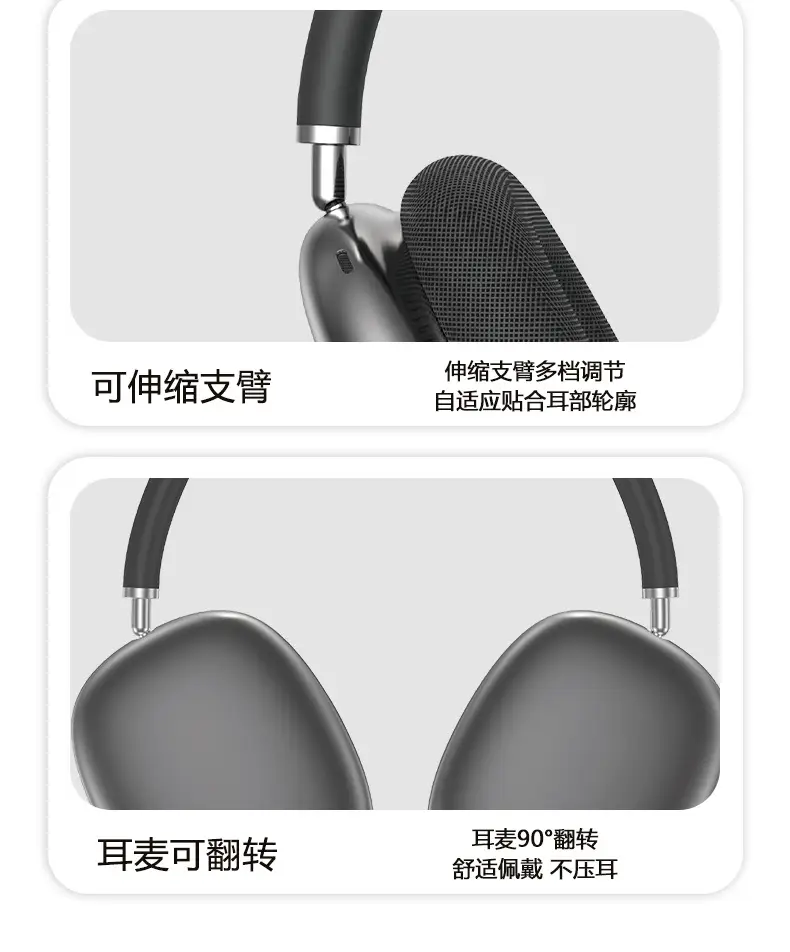 P9Airmax True Wireless Bluetooth Headset Black β feature 11