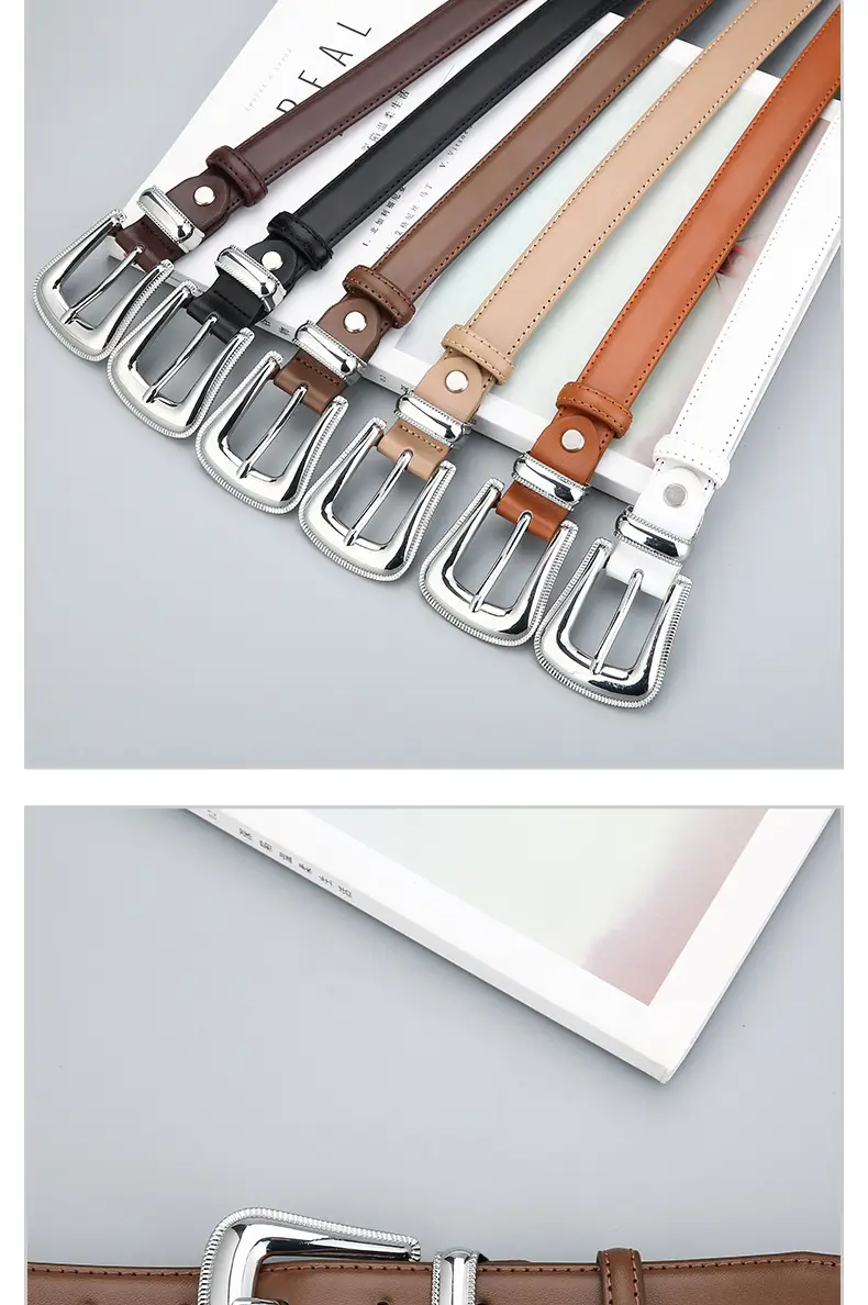 Women's Retro Silver Buckle Belt French Style β feature 10