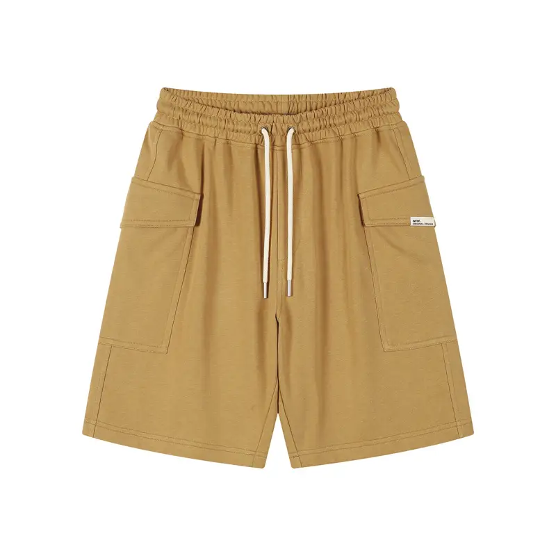 Dengjue Men Navy Knitted Shorts Casual Summer - Image 3