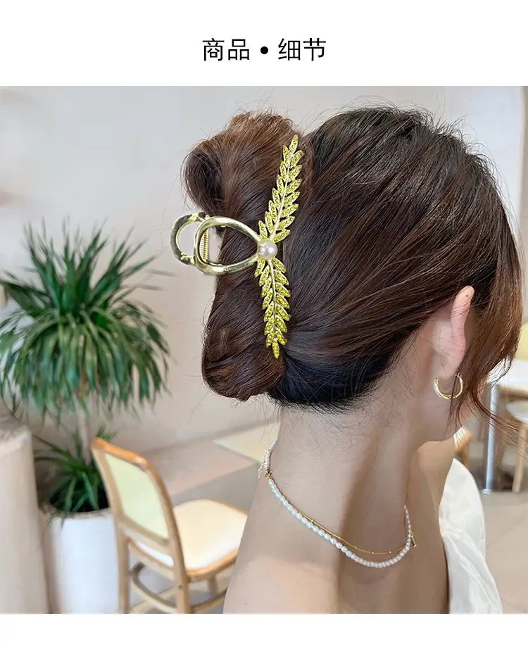 Wheat Hairpin Gold 2023 New Style for Women — feature 3