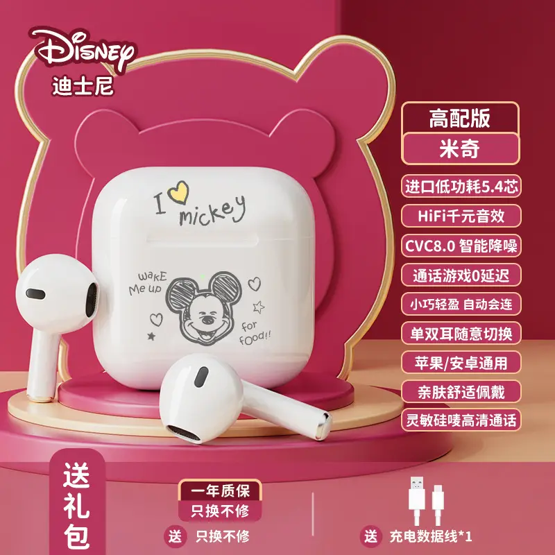 Disney Mickey Mouse Bluetooth Earbuds with Long Battery - Image 8