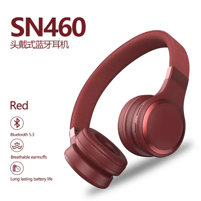 White Bluetooth Headset with Retractable Design - Image 7