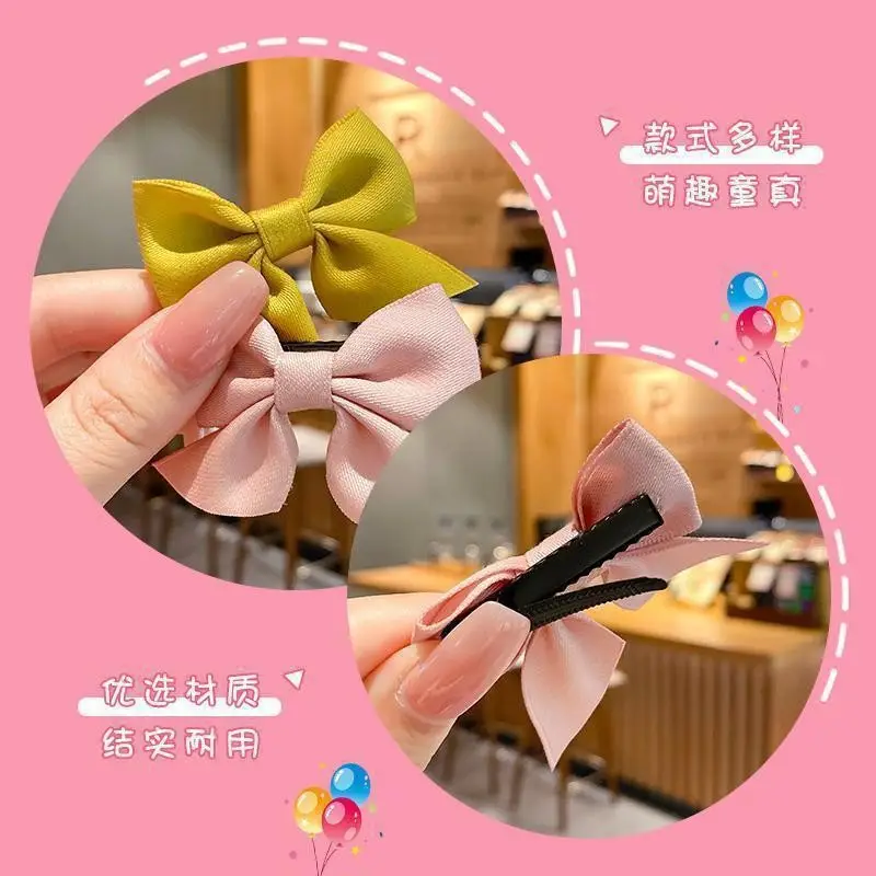 Blue Bow Hair Clip for Girls Front Clip — feature 2