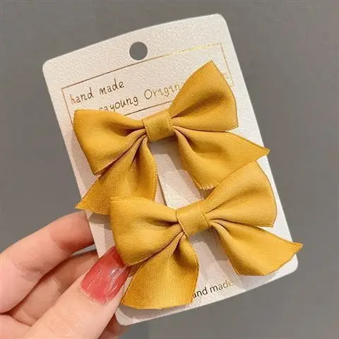 Blue Bow Hair Clip for Girls Front Clip