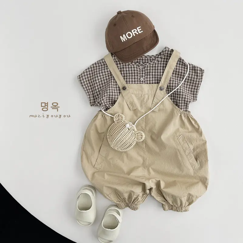 Cotton Slippers Pants for Boys Summer Casual Black - Image 5