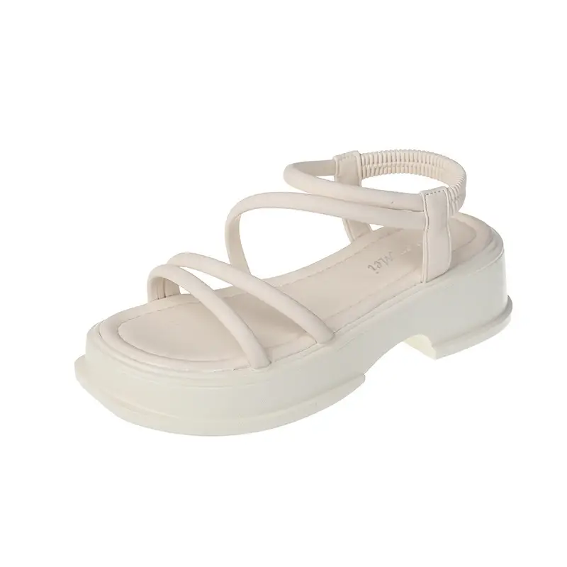 Women's White Thick Sole Casual Sandals Summer 2023 - Image 7