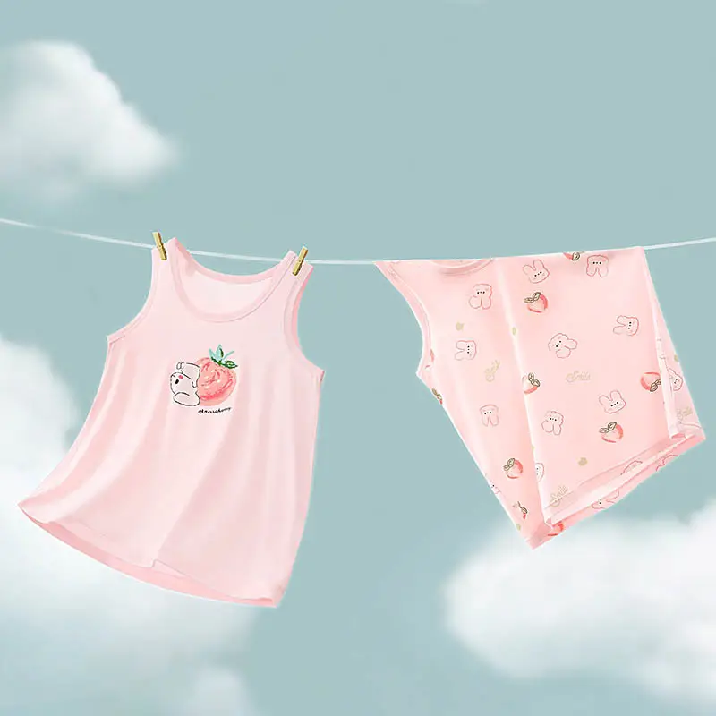 Girls Cotton Strawberry Vest Summer Wear - Image 22