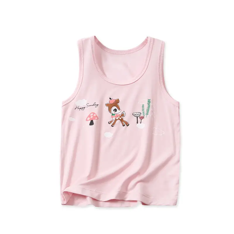 Girls Cotton Strawberry Vest Summer Wear - Image 16