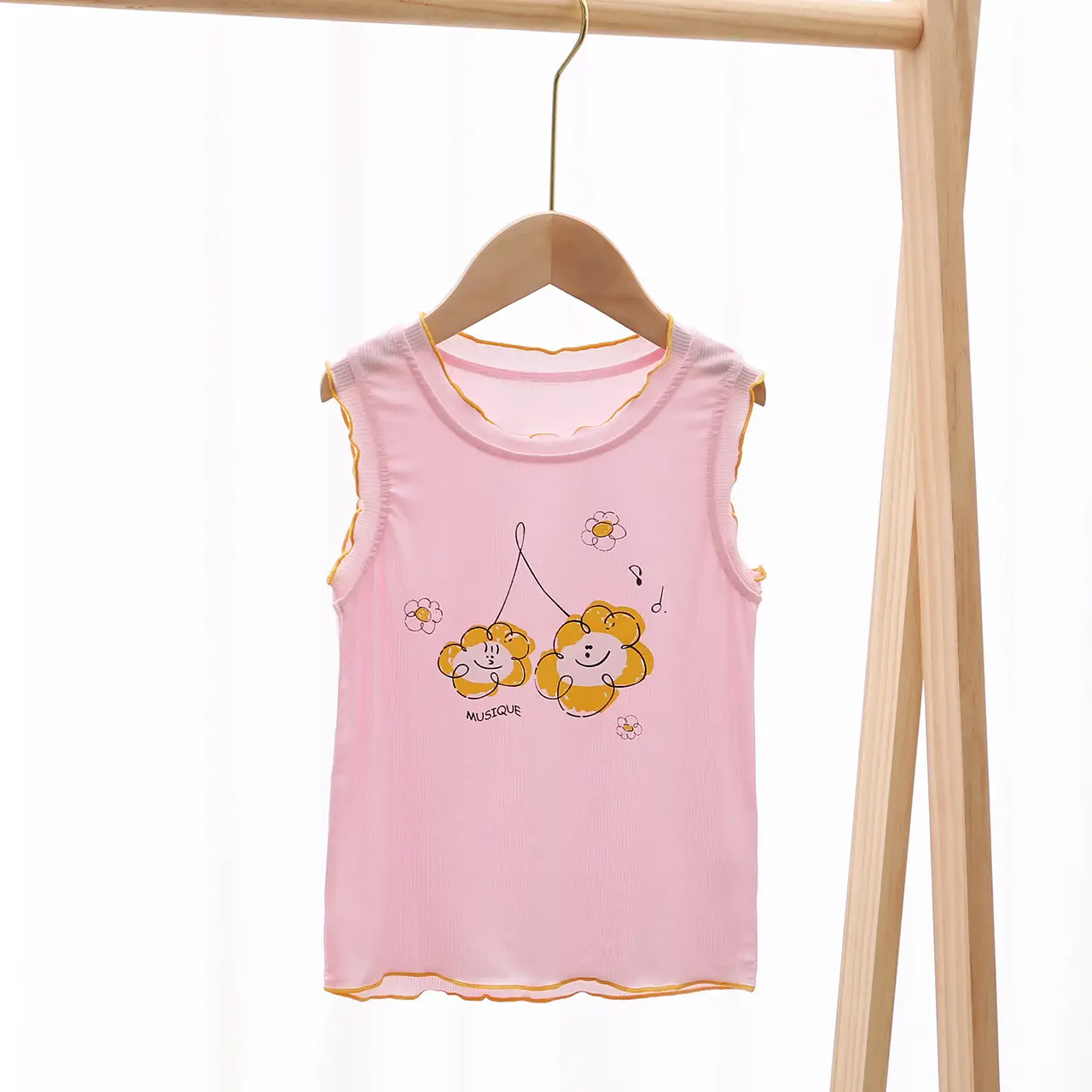 Girls Cotton Strawberry Vest Summer Wear - Image 18