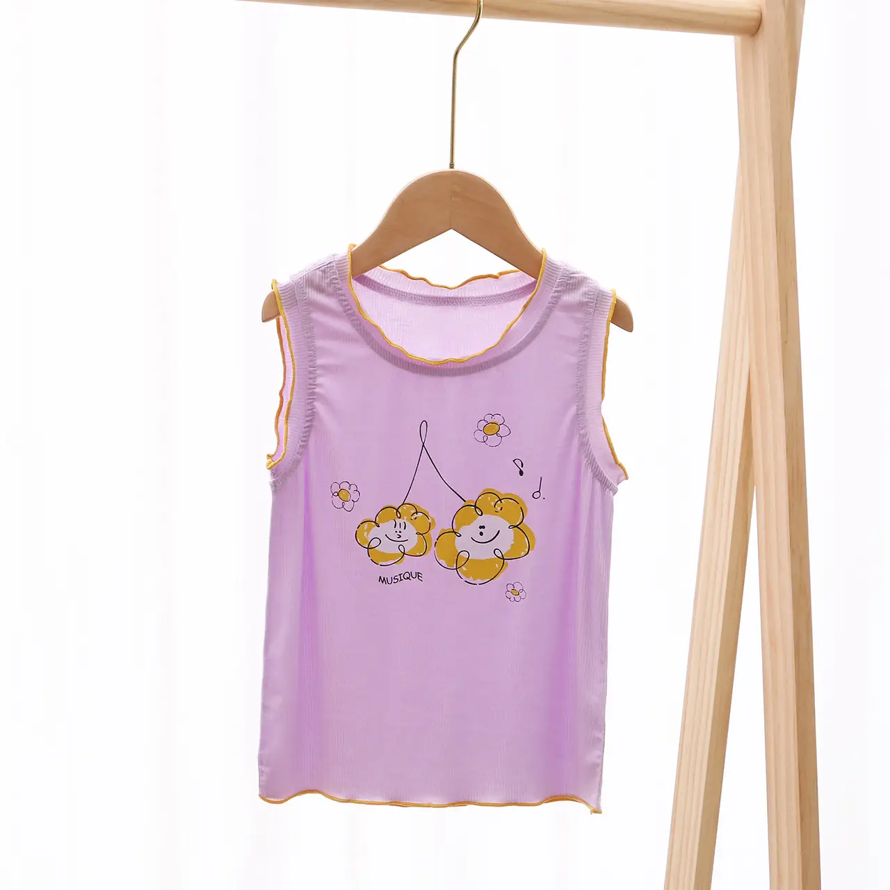 Girls Cotton Strawberry Vest Summer Wear - Image 19