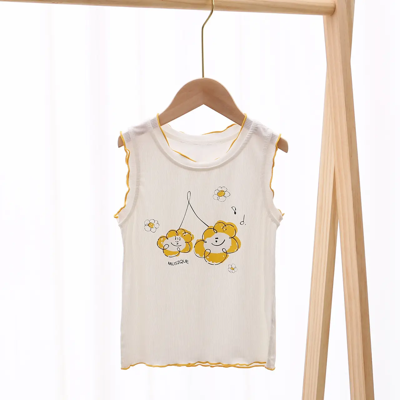 Girls Cotton Strawberry Vest Summer Wear - Image 20